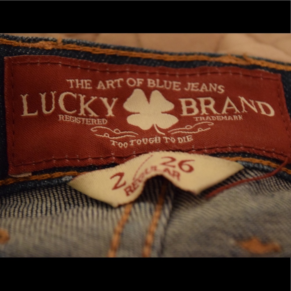 lucky brand sweet ‘n straight jeans